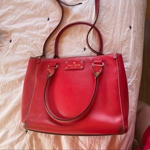 Kate spade red bag